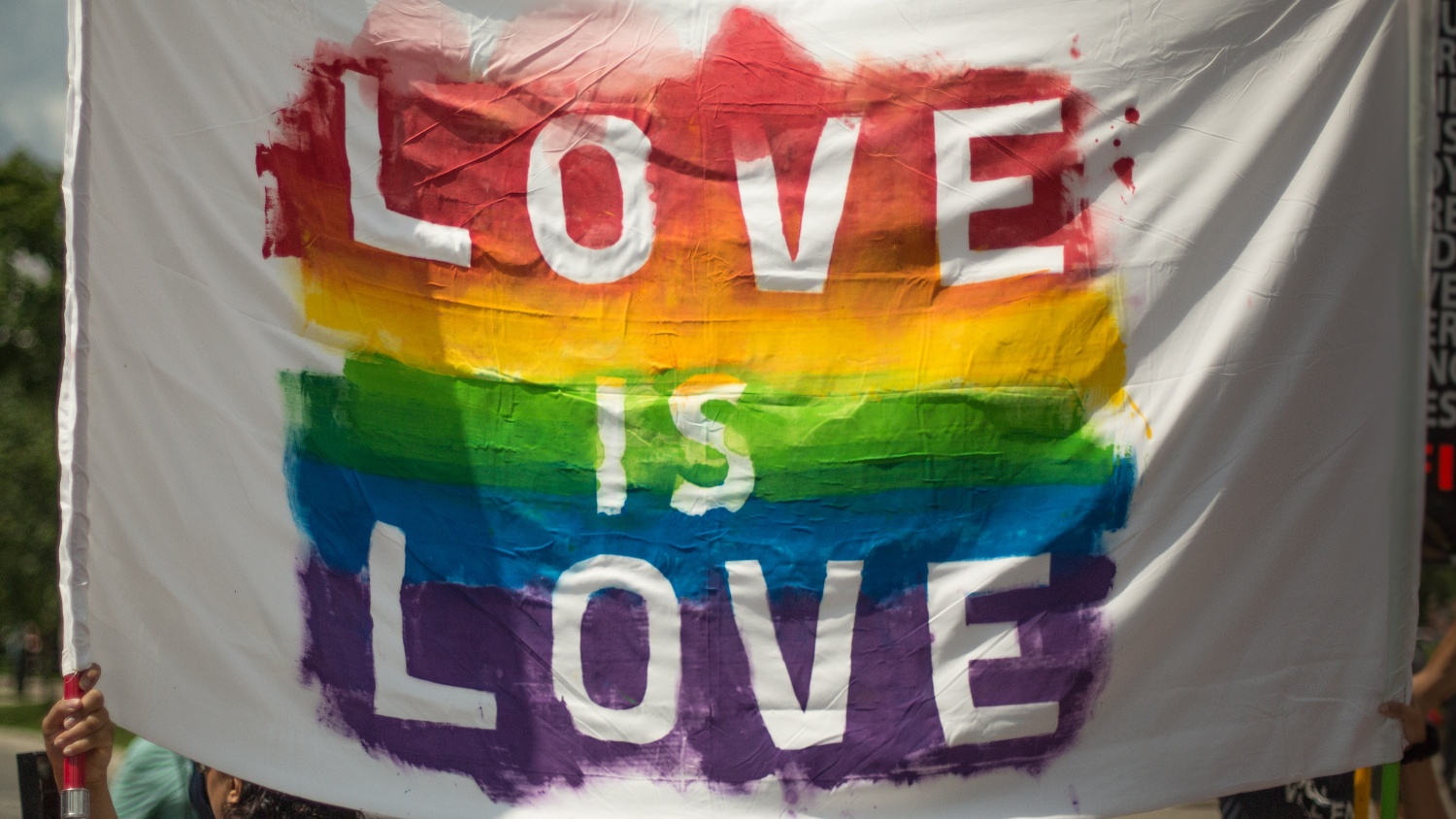 Love is Love Pride flag