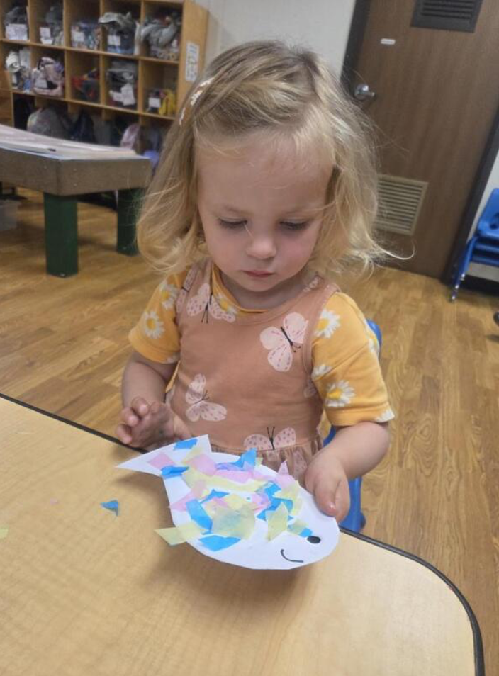 Children playing at preschool