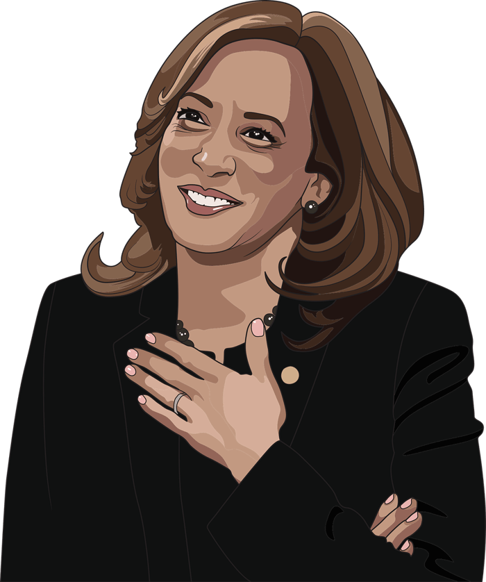 illustration of Vice President Kamala Harris