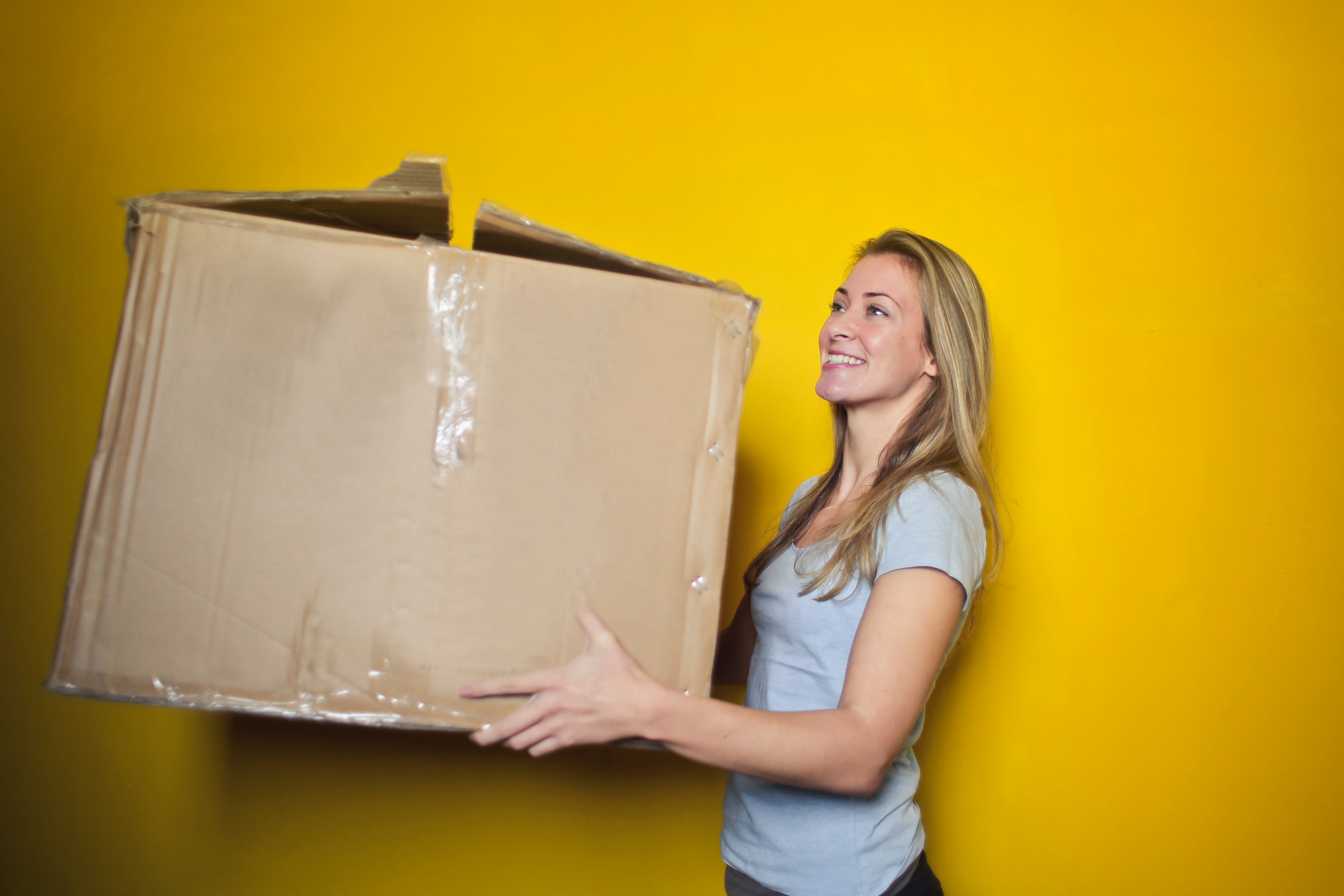 A cardboard box can become anything to a child