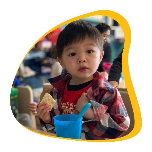 Young boy at Kids Konnect Pacifica Preschool